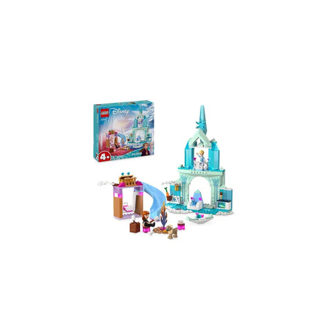LEGO Disney Frozen ice palace playset with characters, slide, and accessories
